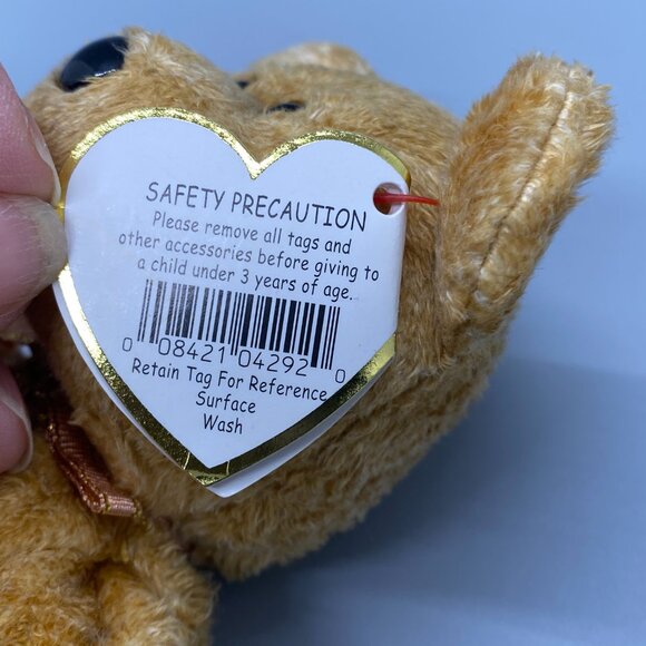 Ty Beanie Babies 2000 Cashew The Bear - Picture 8 of 8